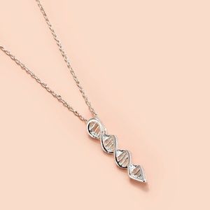 🧬 Awesome Metallic DNA Necklace 🧬